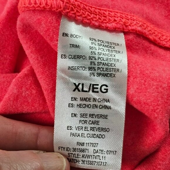 AVIA ACTIVE Reflective Gear Slouch Neck Exercise Top in XL - Picture 5 of 6